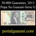 Billetes 2013 2- 50.000 Guaran�es